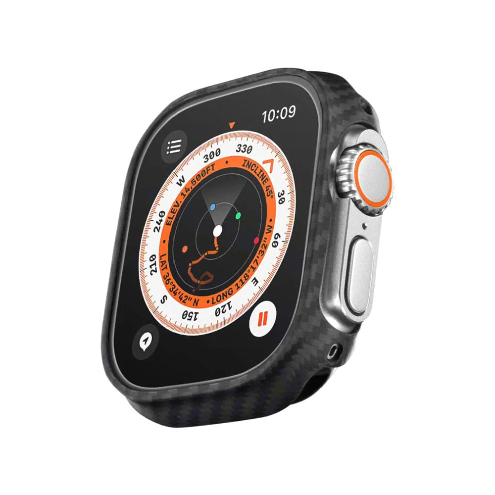 Pitaka Air Case Apple Watch Ultra 49mm 600D Aramid Fiber Classic Serisi Kasa Koruyucu Pitaka Air Case Apple Watch Ultra 49mm 600D Aramid Fiber Classic Serisi Kasa Koruyucu